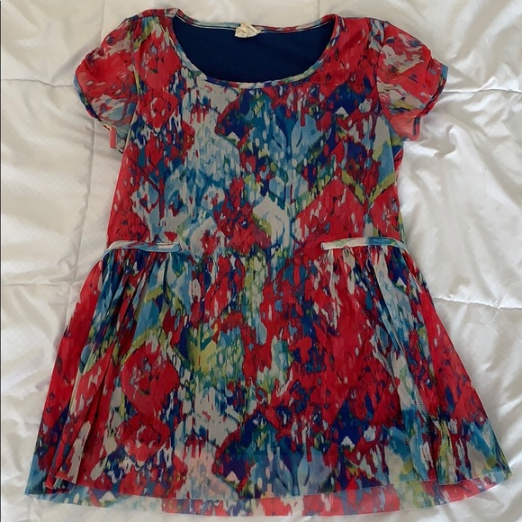 Anthropologie Sprouted Peplum Blouse - Picture 2 of 4